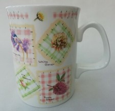 Vintage M&S St Michael Bone China Mug Wild Flower Daisy Violet Floral