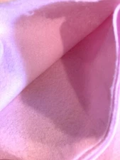 Plain 90cm Acrylic Felt Fabric Baby Pink Per 60cm Piece