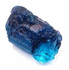 Natural Raw Kashmiri Sapphire 250 Ct Uncut Rough Certified Loose Gemstone 5DOB