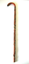 Vintage, Hand-carved, Mexican Cane or Walking Stick with Animals  Flora