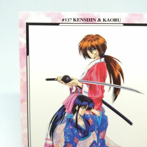 137 Kenshin Himura & Kaoru Kamiya Rurouni Kenshin Samurai X Card 