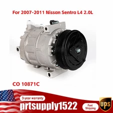 AC Compressor W/Clutch FOR 2007 2008 2009 2010 2011 Nissan Sentra 2.0L CO 10871C