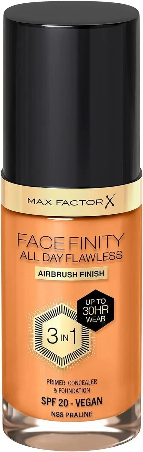 MAX FACTOR FACEFINITY AIRBRUSH FINISH FOUNDATION 88 PRALINE NEW FREEPOST UK