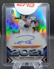 Izaac Pacheco 145 /250 - 2021 Bowman Draft Class Of 2021 Auto Detroit Tigers 