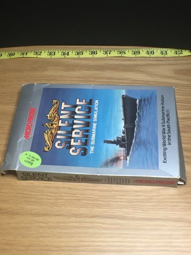 Atari 400/800 Computer SILENT SERVICE Video Game 1985 - Picture 6 of 10