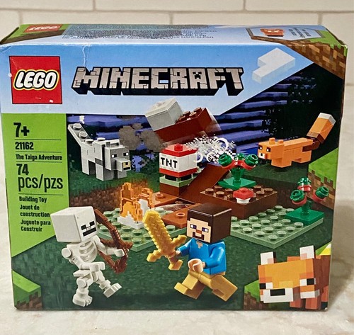 NEU LEGO Minecraft The Taiga Adventure Set 21162 TNT Skelett versiegelt ausverkauft