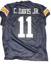 Chris Davis Signed Game Cut Jersey Proof 2013 Iron Bowl 