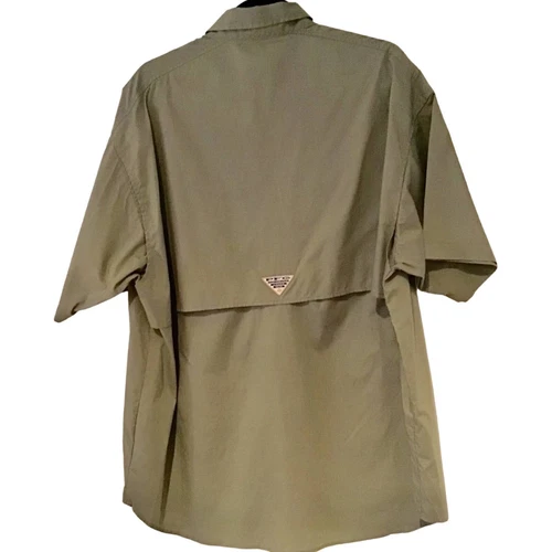 NWOT Columbia Sportswear Performance Fishing Gear Shirt Green Size L image 2