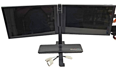 EVGA InterView 1700 17 inch Dual Monitor System - USB Hub Webcam 1440x900