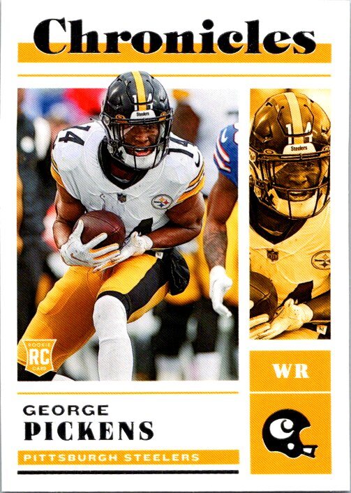 2022 Panini Chronicles #48 George Pickens football card 8AAAA