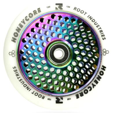 Root Industries Honeycore Stunt-Scooter Rolle110mm Neochrome / Pu Weiß