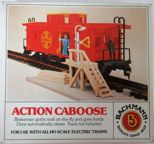 Bachmann #1428 escala HO “Santa Fe” acción furgón falta poste de luz | Zustand: New