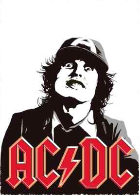 AC DC tin metal sign MAN CAVE brand new or for the bar | eBay Australia