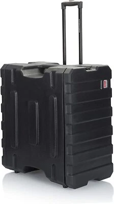 Gator Cases Pro Series Rotationally Molded 6U Rolling Rack Case with 19" Depth
