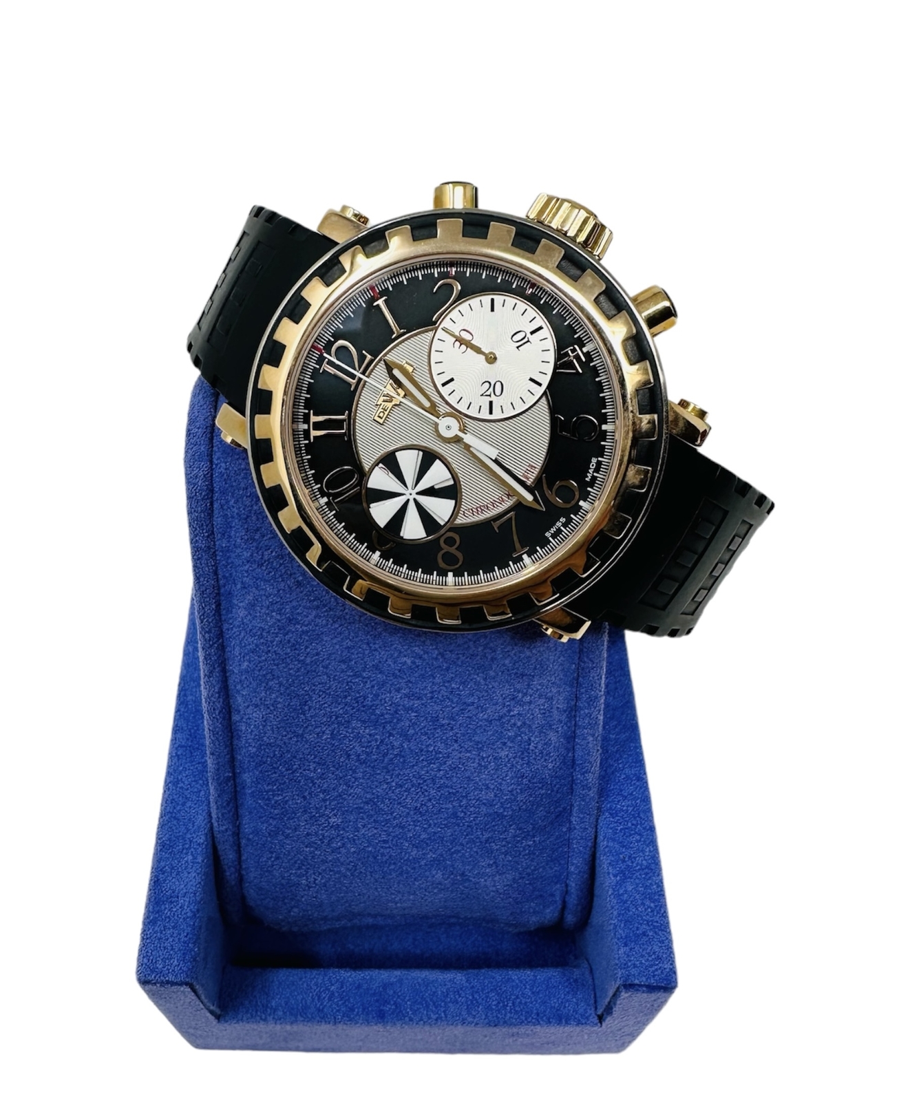 DeWitt Academia Chronograph Sequential Black & Ro… - image 4