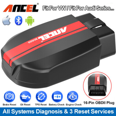 ANCEL BD500 OBD2 Diagnosegerät Gerät Auto Alle System EPB ABS Scanner für VW 