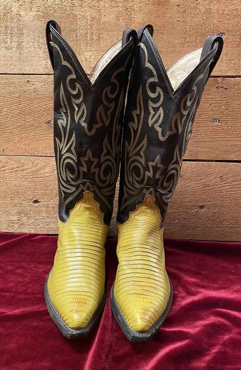 Nike Lab G Series Cowboy Boots, Sz 6b, Snakeskin