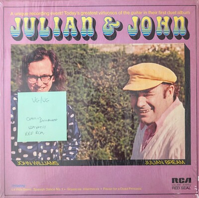 Julian Bream Julian & John Vinyl Record VG/VG LSC3257 1972