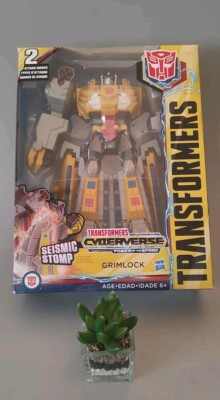Transformers Cyberverse Ultimate Class Grimlock Seismic Stomp Figure New Sealed
