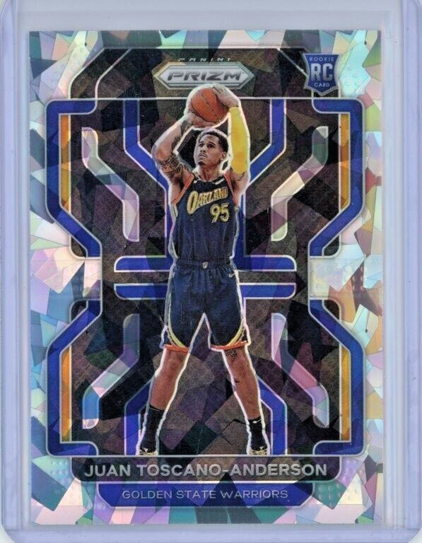 2021-22 Panini Prizm Juan Toscano-Anderson Cracked Ice Prizm RC #295 Warriors