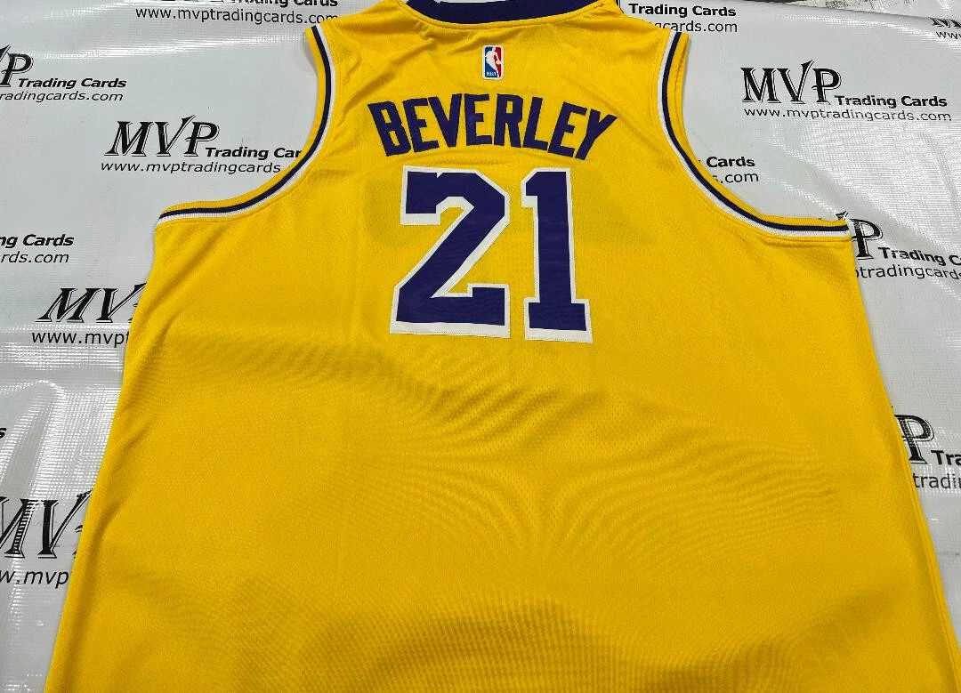 Patrick Beverley Gold Los Angeles Lakers Men's Size Small Jersey