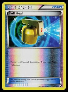 Pokemon Black and White 95/114 Full Heal Reverse Holo