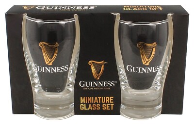 Set 2 Bicchieri Guinness - Decorazione Arpa | Capacit&agrave; 0.568L | Per Birra Irlandese