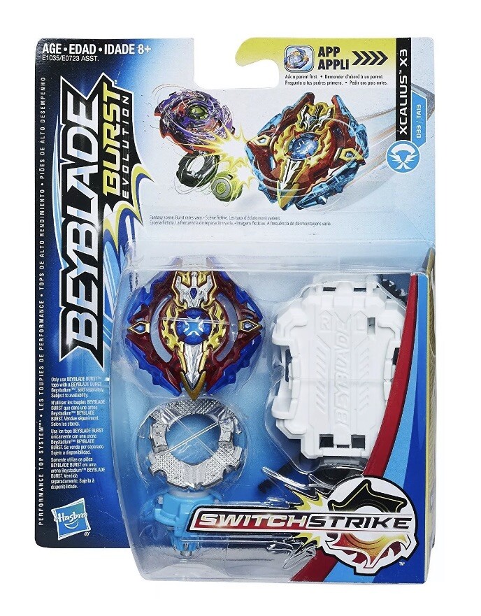 Hasbro Beyblade Burst Evolution Xcalius X3 Switch Strike Toy for