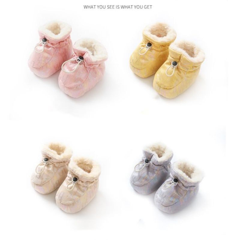 Baby Girls Boys Toddlers Warm Fur Snow Boots Soft Pram Newborn Thick