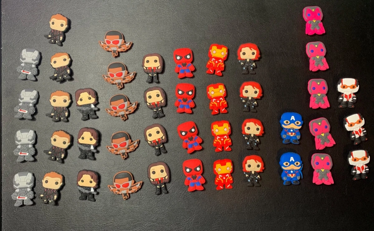 Avengers Jibbitz Crocs Shoe Charms Spiderman Ironman Antman