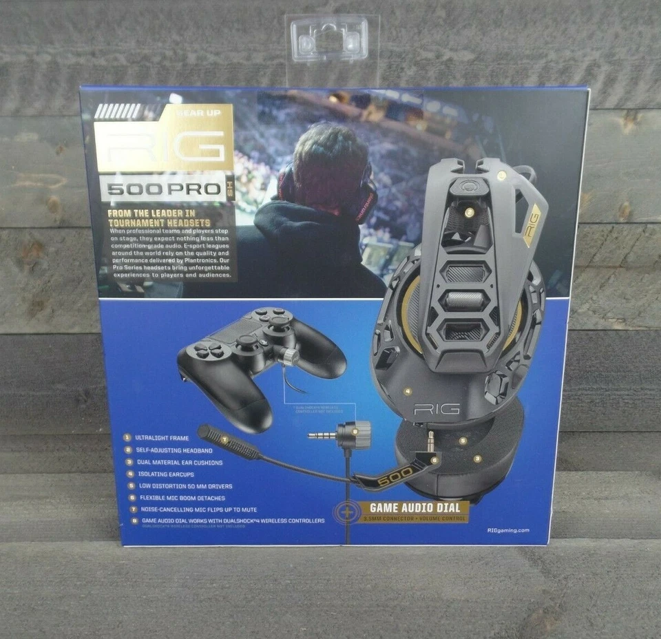 Plantronics RIG 500 PRO HS - PS4 & PS5 Wired Gaming Headset - NEW SEALED!! - Image 4 of 4