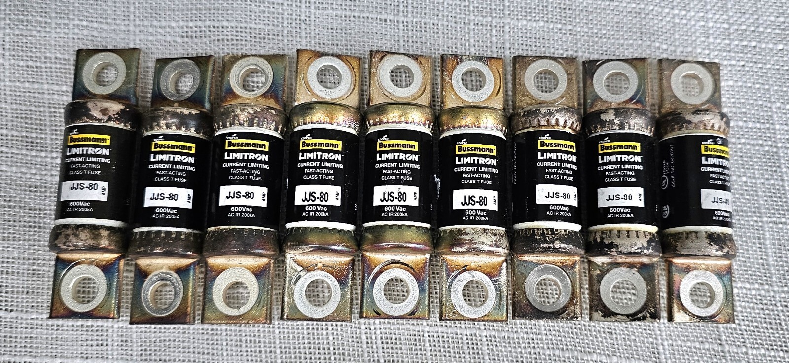 ORIGINAL Bussmann JJS-80 JJS80 ( 80A ) 600Vac JJS Limitron TRON - Foto 12