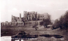 Vintage RPPC Postcard "Kenilworth Castle from the Echo Fields"