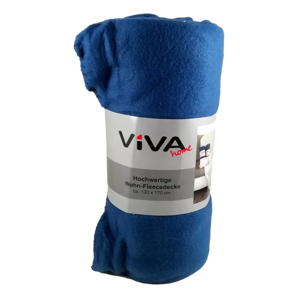 Couverture Polaire Douce Chaude 130x170cm Plaid 100% Polyester Couleur Froide - Photo 3/4