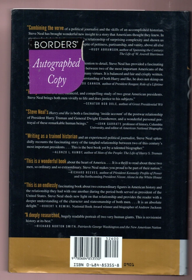 Harry and Ike : Partnership That Remade the Postwar World- Steve Neal-Signed 1st - Image 2 of 4