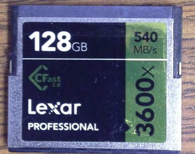 Lexar 128GB Professional 3600x CFast 2.0