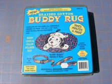 Pepperell Buddy Braided Rug Kit Cotton toy small mat 10"x11" DIY craft sewing