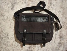 Tumi T-Tech Essential Gear Black Laptop Messenger Bag Expandable Bag