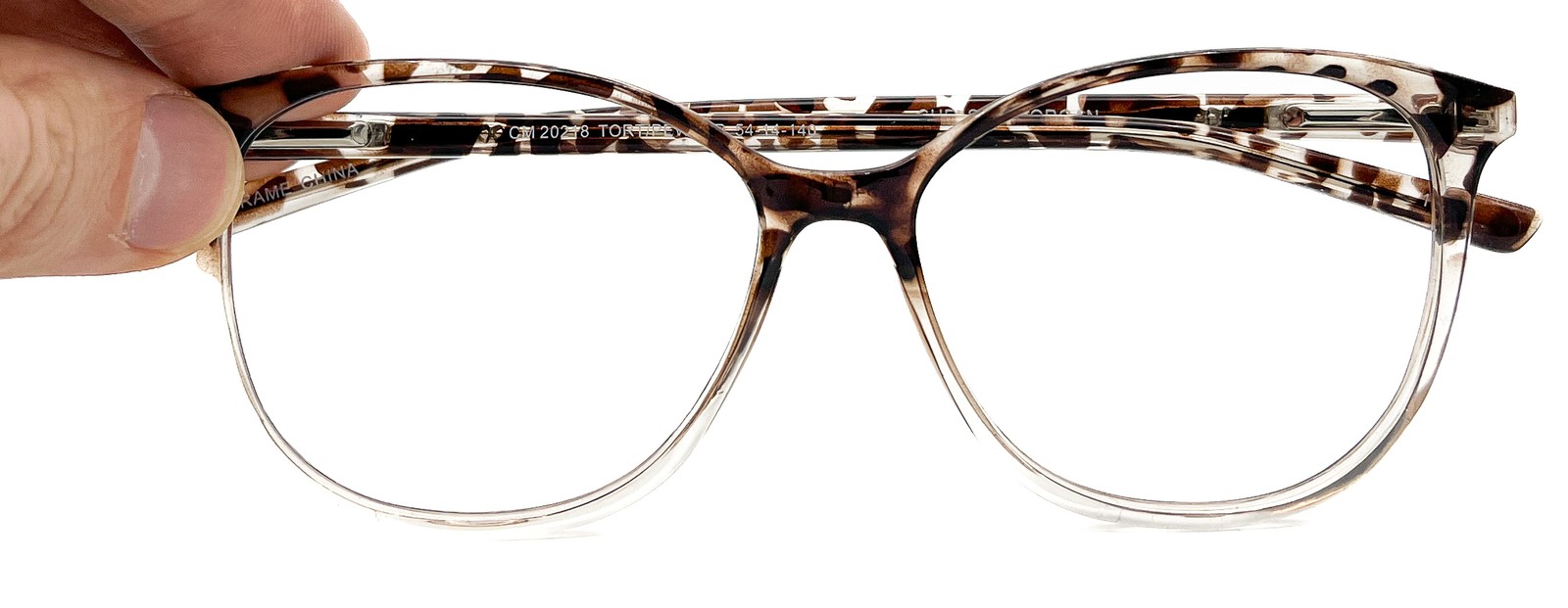 NEW CHELSEA MORGAN CM 20218 TORT/PEWTER AUTHENTIC EYEGLASSES 54-14-140