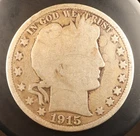 1915-D Barber Half Dollar 50c Circulated NGC VF Details Better Date Low Mintage