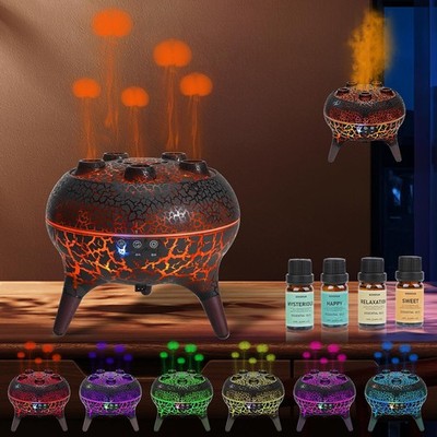 Jellyfish Essential Oil Diffuser 250ML,Aroma Diffuser Hears Sound to Spray Da...