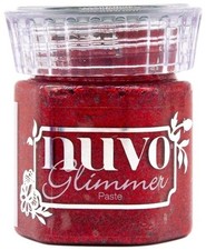 Nuvo Glimmer Paste 1.7oz-Sceptre Red