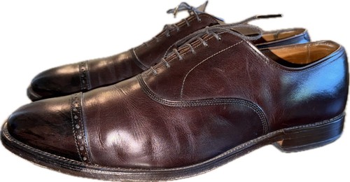 Allen Edmonds Men’s Size 13 C Narrow Brown Fifth Avenue Cap Toe Oxford Shoe Dres - Picture 9 of 16