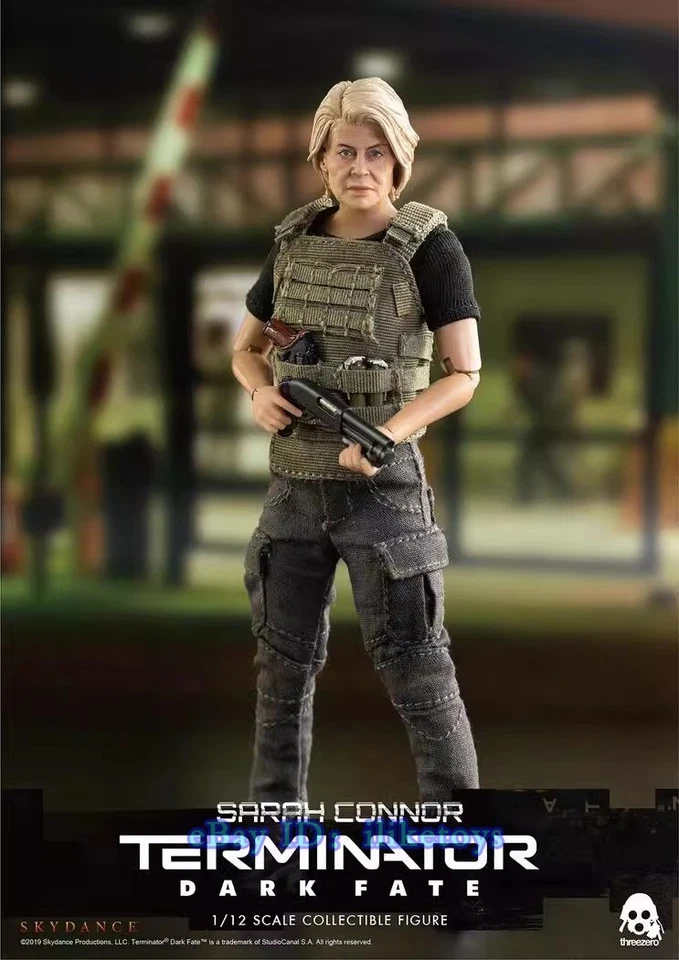 Threezero Sarah Connor The Terminator 1/12 Female Action Figure Model Collection - Image 2 of 4