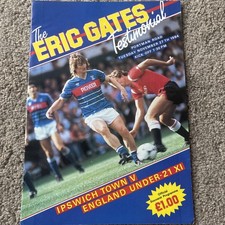 84/5 Eric Gates Testimonial - Ipswich Town vs England U21
