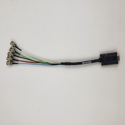 Long VGA to 5 BNC Male Breakout Extended Patch Cable 14'' RGBHV Retro Gaming PVM