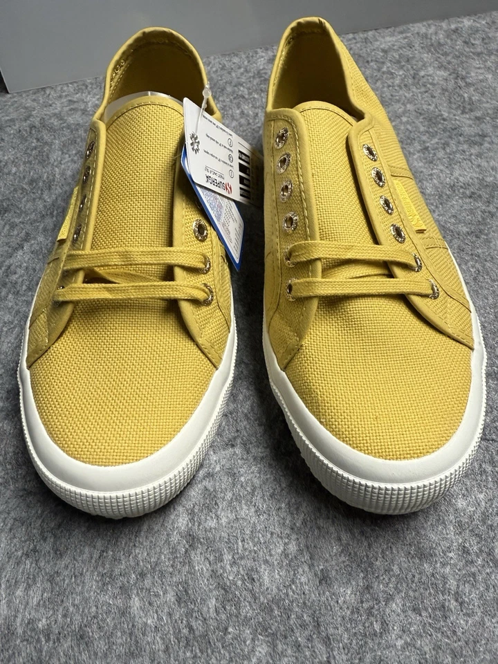 Superga Unisex 2750 Cotu Classic Mustard Yellow Sneaker 8.5 M-10W - Image 2 of 4