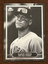 2025 Topps Black And White Aaron Judge Prized Portraits Insert #PP7 Yankees