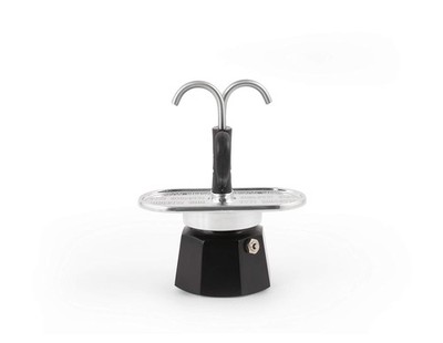 Bialetti Mini Express Kandisky Espressokocher Set Moka Espresso 2 Tassen 90ml