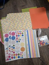 Stampin' Up Scrapbook Pages Kit Accessories Cardstock Ribbon Lot Set